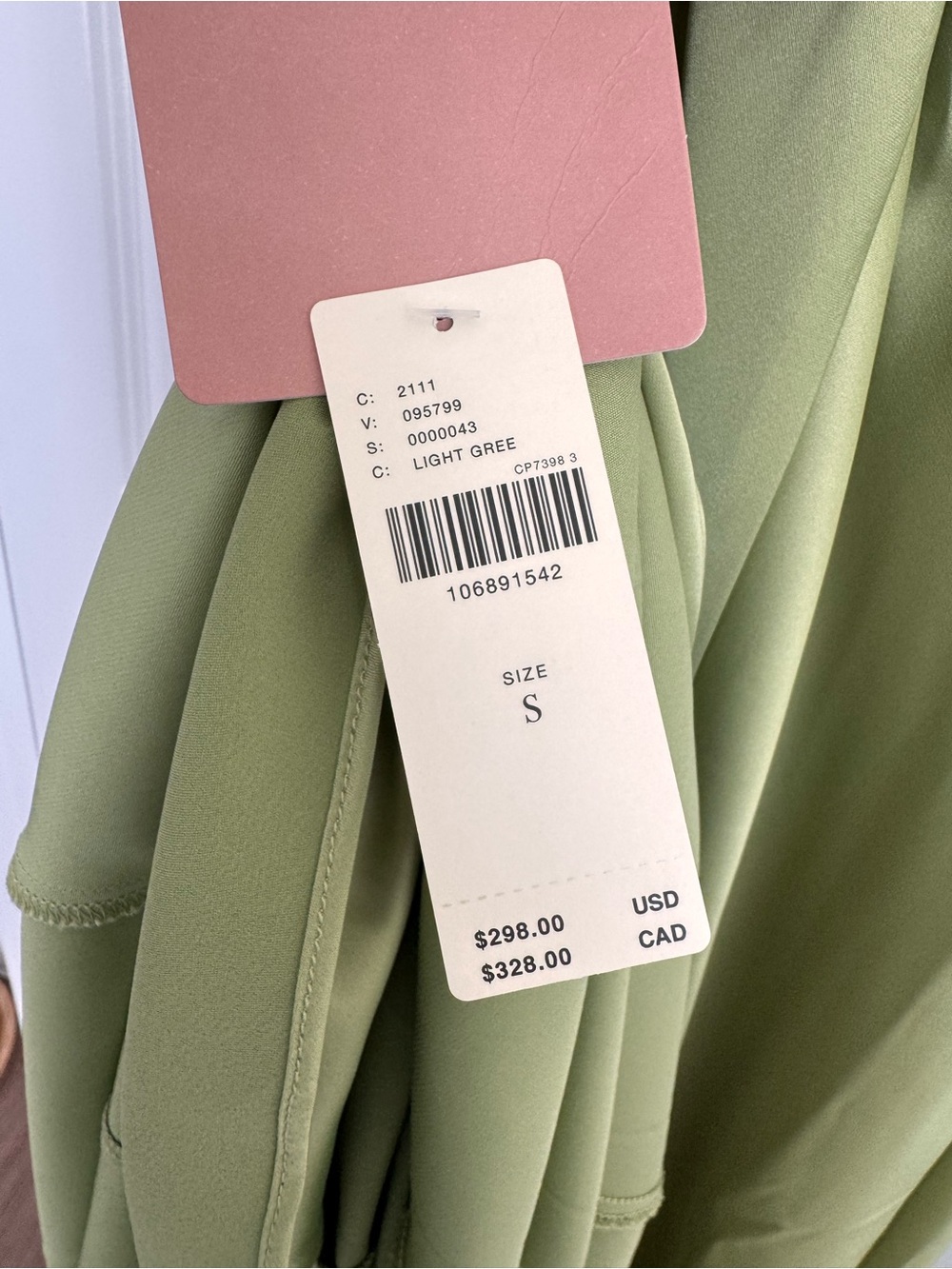 NWT BHLDN Celeste Plunge Satin Green  Maxi Dress | Anthropologie - Picture 7 of 7